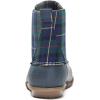 imageDKSUKO Womens Duck Boots witth Zipper Waterproof Winter Boots Snow BootsBlue Plaid B