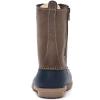imageDKSUKO Womens Duck Boots witth Zipper Waterproof Winter Boots Snow BootsBlue a