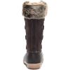 imageDKSUKO Womens Duck Boots witth Zipper Waterproof Winter Boots Snow BootsBrown C