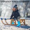 imageDKSUKO Kids Muck Rain Boots for Girls and BoysWinter Snow Waterproof Insulated Neoprene Rubber BootsSky Blue