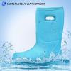 imageDKSUKO Kids Muck Rain Boots for Girls and BoysWinter Snow Waterproof Insulated Neoprene Rubber BootsSky Blue