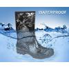 imageDKSUKO Waterproof Womens Rain Boots insulatedLightweight Rubber fashion Boots in GardeningWarm and Comfortable Wide Calf Rain Boots with Glossy in OutdoorLeaves