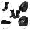imageDKSUKO Waterproof Womens Rain Boots insulatedLightweight Rubber fashion Boots in GardeningWarm and Comfortable Wide Calf Rain Boots with Glossy in OutdoorBlack
