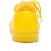 imageDKSUKO Womens Rain Boots Waterproof High Top Rain Shoes with Lace Up AntiSlip Garden ShoesYellow Short