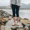 imageDKSUKO Womens Tall Rain Boots Garden Boots Waterproof Wellington Rubber BootsPink