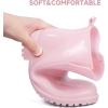 image:imageDKSUKO Womens Short Rain Boots Waterproof Ankle Raining Shoes AntiSlip Garden Boot Rubber Garden Shoes for Ladies Outdoor Work ShoesPink a