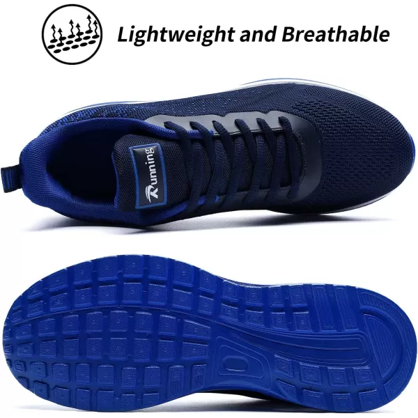 RomenSi Men's Air Cushion Sport Running Shoes Casual Athletic Tennis Sneakers