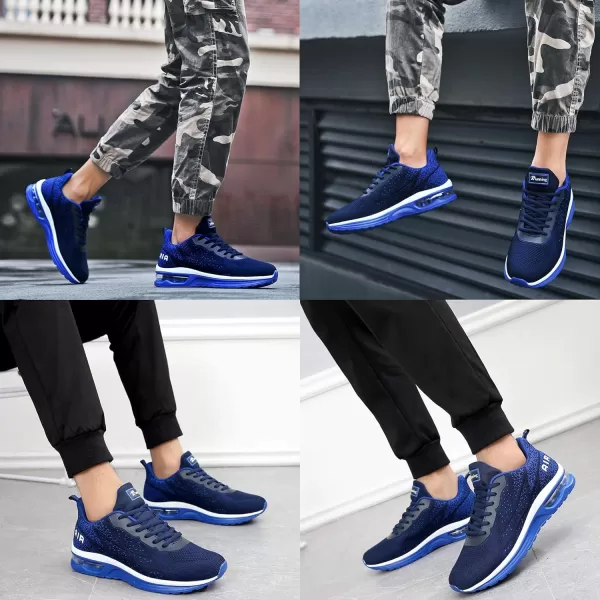 RomenSi Men's Air Cushion Sport Running Shoes Casual Athletic Tennis Sneakers