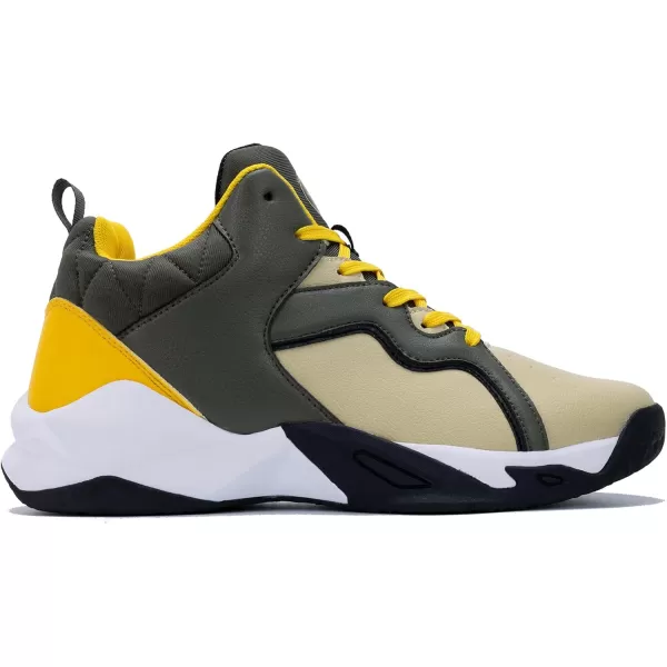 RomenSi Mens High Top Basketball Shoes Athletic Running Walking Anti Slip Sports Fashion Sneakers
