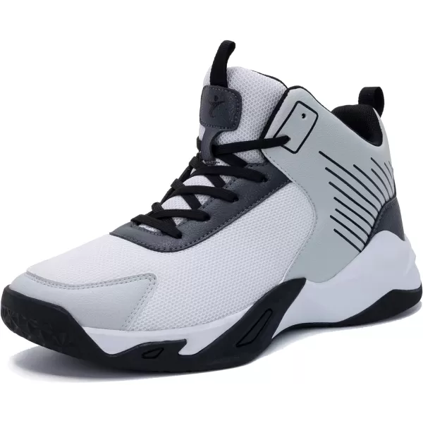 RomenSi Mens High Top Basketball Shoes Athletic Running Walking Anti Slip Sports Fashion Sneakers