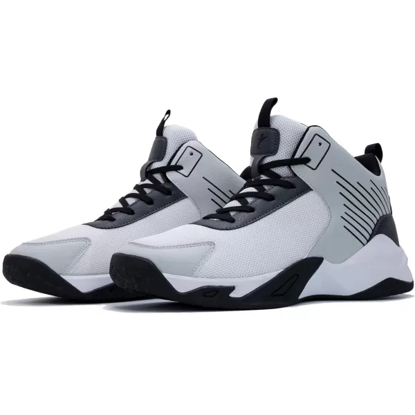 RomenSi Mens High Top Basketball Shoes Athletic Running Walking Anti Slip Sports Fashion Sneakers