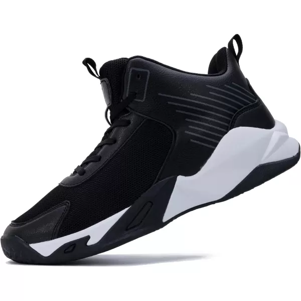 RomenSi Mens High Top Basketball Shoes Athletic Running Walking Anti Slip Sports Fashion Sneakers