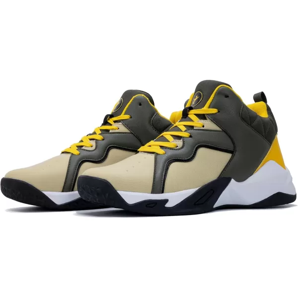 RomenSi Mens High Top Basketball Shoes Athletic Running Walking Anti Slip Sports Fashion Sneakers