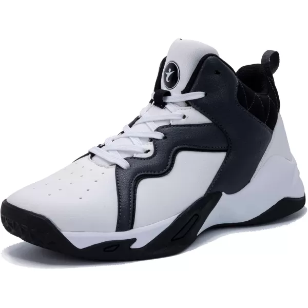 RomenSi Mens High Top Basketball Shoes Athletic Running Walking Anti Slip Sports Fashion Sneakers