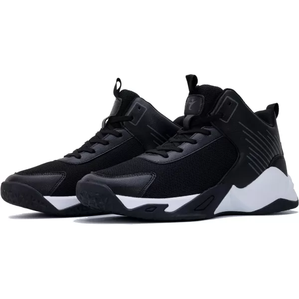 RomenSi Mens High Top Basketball Shoes Athletic Running Walking Anti Slip Sports Fashion Sneakers