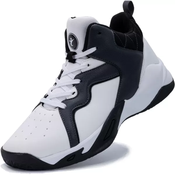 RomenSi Mens High Top Basketball Shoes Athletic Running Walking Anti Slip Sports Fashion Sneakers