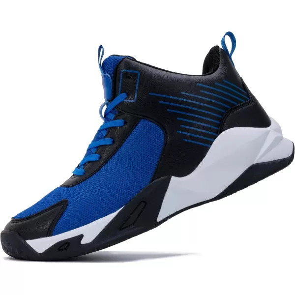 RomenSi Mens High Top Basketball Shoes Athletic Running Walking Anti Slip Sports Fashion Sneakers