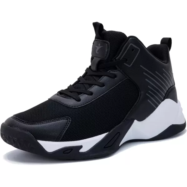 RomenSi Mens High Top Basketball Shoes Athletic Running Walking Anti Slip Sports Fashion Sneakers