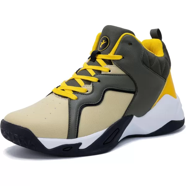 RomenSi Mens High Top Basketball Shoes Athletic Running Walking Anti Slip Sports Fashion Sneakers