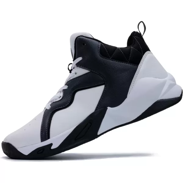 RomenSi Mens High Top Basketball Shoes Athletic Running Walking Anti Slip Sports Fashion Sneakers