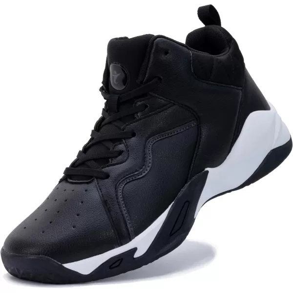 RomenSi Mens High Top Basketball Shoes Athletic Running Walking Anti Slip Sports Fashion Sneakers