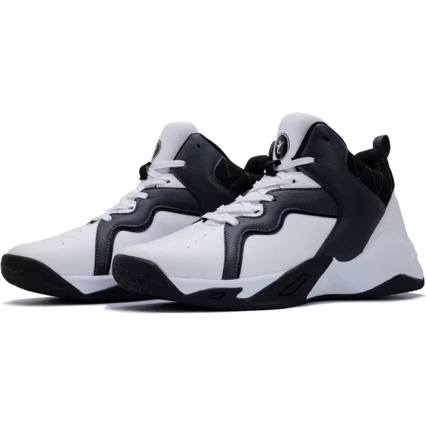 RomenSi Mens High Top Basketball Shoes Athletic Running Walking Anti Slip Sports Fashion Sneakers
