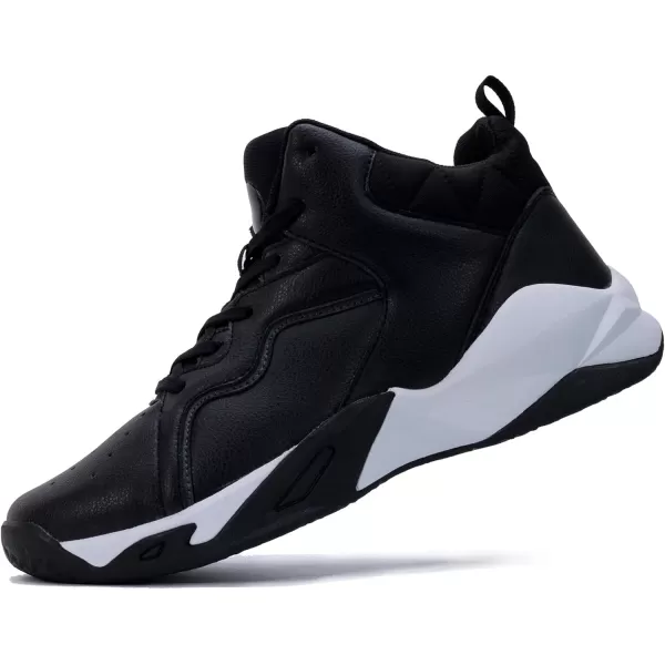 RomenSi Mens High Top Basketball Shoes Athletic Running Walking Anti Slip Sports Fashion Sneakers