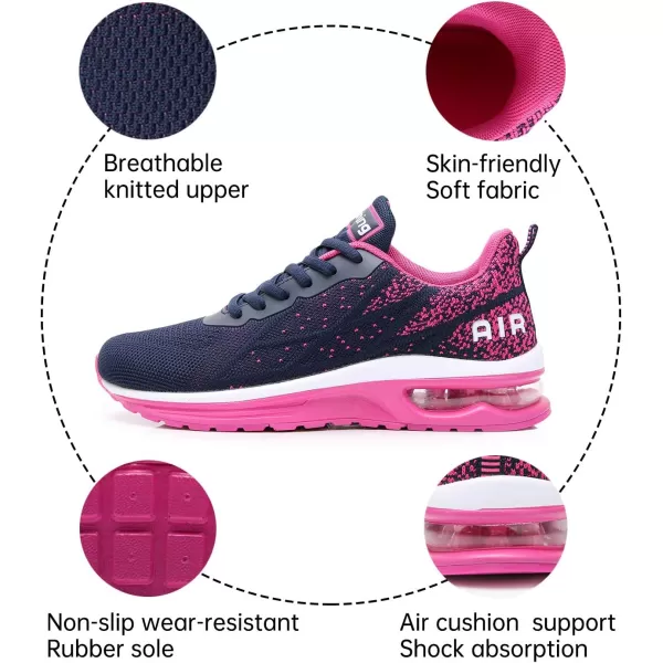 RomenSi Womens Air Athletic Running Sneakers Fashion Breathable Sport Gym Walking Tennis Shoes 
