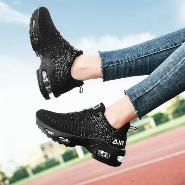 RomenSi Womens Air Athletic Running Sneakers Fashion Breathable Sport Gym Walking Tennis Shoes 