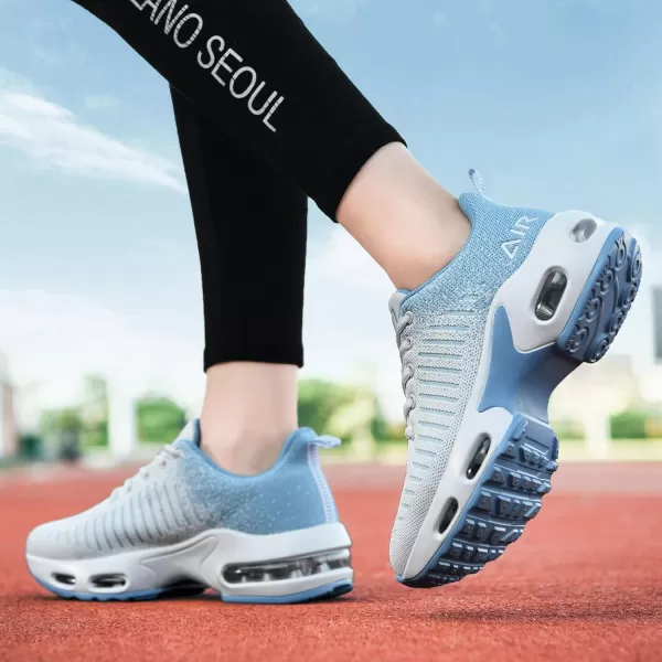 RomenSi Womens Air Athletic Running Sneakers Fashion Breathable Sport Gym Walking Tennis Shoes 