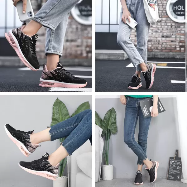 RomenSi Womens Air Athletic Running Sneakers Fashion Breathable Sport Gym Walking Tennis Shoes 
