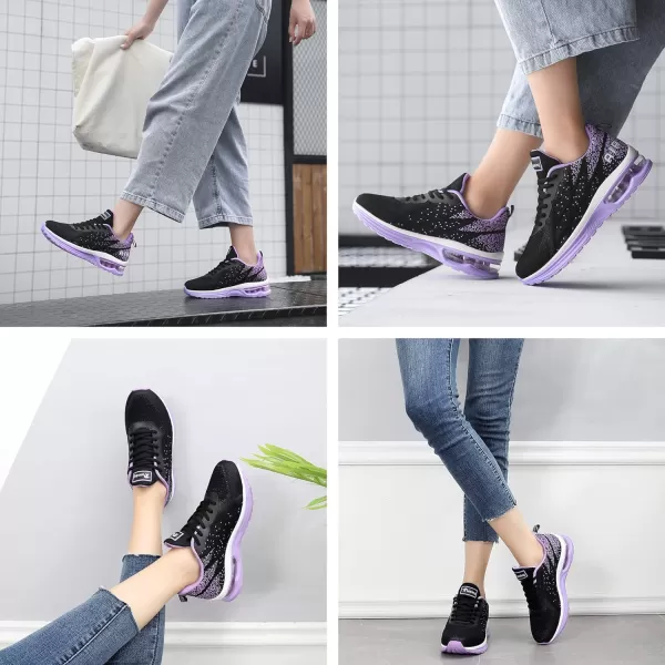 RomenSi Womens Air Athletic Running Sneakers Fashion Breathable Sport Gym Walking Tennis Shoes 