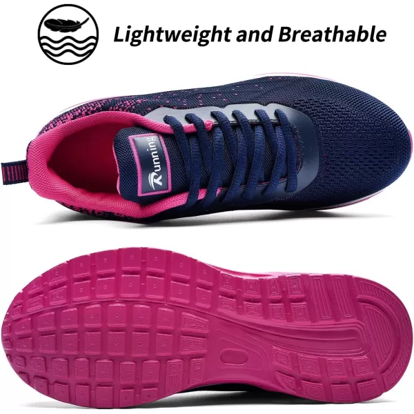 RomenSi Womens Air Athletic Running Sneakers Fashion Breathable Sport Gym Walking Tennis Shoes 
