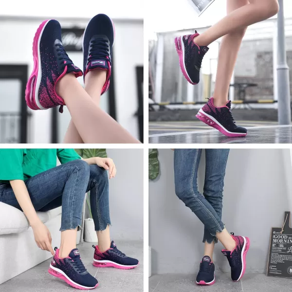 RomenSi Womens Air Athletic Running Sneakers Fashion Breathable Sport Gym Walking Tennis Shoes 