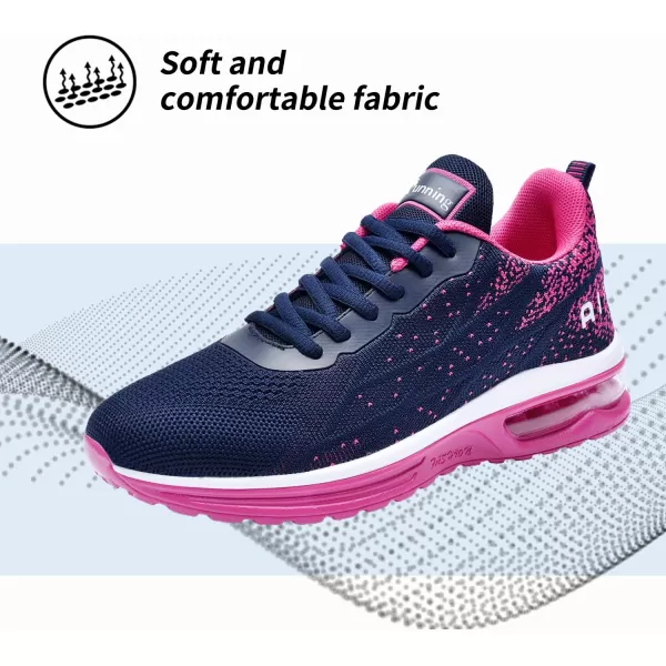 RomenSi Womens Air Athletic Running Sneakers Fashion Breathable Sport Gym Walking Tennis Shoes 