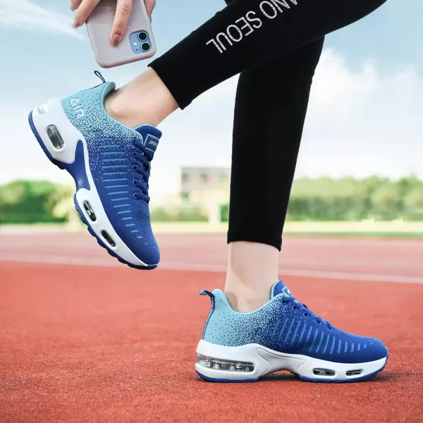 RomenSi Womens Air Athletic Running Sneakers Fashion Breathable Sport Gym Walking Tennis Shoes 