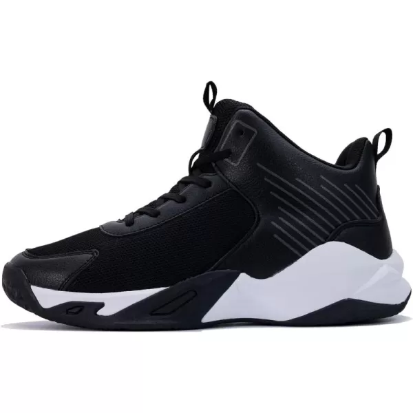 RomenSi Mens High Top Basketball Shoes Athletic Running Walking Anti Slip Sports Fashion Sneakers