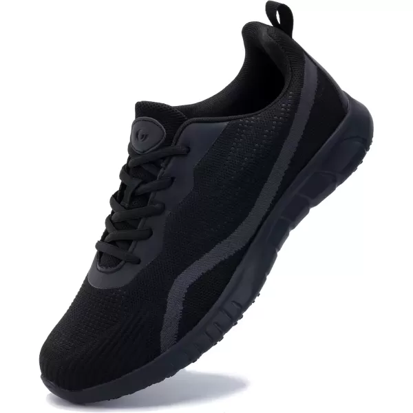 imageRomenSi Men Non Slip Work Shoes Kitchen Chef Slip Resistant Sneakers Waterproof Food Service Walking Casual Working Footwear