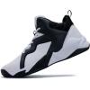 imageRomenSi Mens High Top Basketball Shoes Athletic Running Walking Anti Slip Sports Fashion SneakersWhite