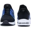 imageRomenSi Athletic Running Shoes for Boys Girls Lightweight Breathable Tennis Sports Kids SneakersBlackblue