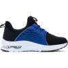 imageRomenSi Athletic Running Shoes for Boys Girls Lightweight Breathable Tennis Sports Kids SneakersBlackblue