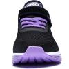 imageRomenSi Athletic Running Shoes for Boys Girls Lightweight Breathable Tennis Sports Kids SneakersBlackpurple