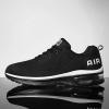 imageRomenSi Mens Running Shoes Casual Athletic Tennis Sneakers for Outdoor Sports Blackwhite US 11