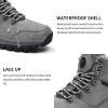 imageRomenSi Mens Womens Winter Ankle Snow Hiking Boots Water Resistant Non Slip Sole Warm Fur Lined Boot