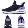 imageRomenSi Womens Tennis Athletic Running Shoes Fashion Sneakers Breathable Sports Gym Walking Shoes US5511Black Purple