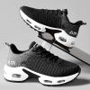 imageRomenSi Womens Tennis Athletic Running Shoes Fashion Sneakers Breathable Sports Gym Walking Shoes US5511BlackWhite