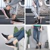 imageRomenSi Womens Tennis Athletic Running Shoes Fashion Sneakers Breathable Sports Gym Walking Shoes US5511Peachblack