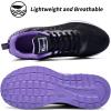 imageRomenSi Womens Tennis Athletic Running Shoes Fashion Sneakers Breathable Sports Gym Walking Shoes US5511Purple