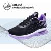 imageRomenSi Womens Tennis Athletic Running Shoes Fashion Sneakers Breathable Sports Gym Walking Shoes US5511Purple