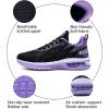 imageRomenSi Womens Tennis Athletic Running Shoes Fashion Sneakers Breathable Sports Gym Walking Shoes US5511Purple